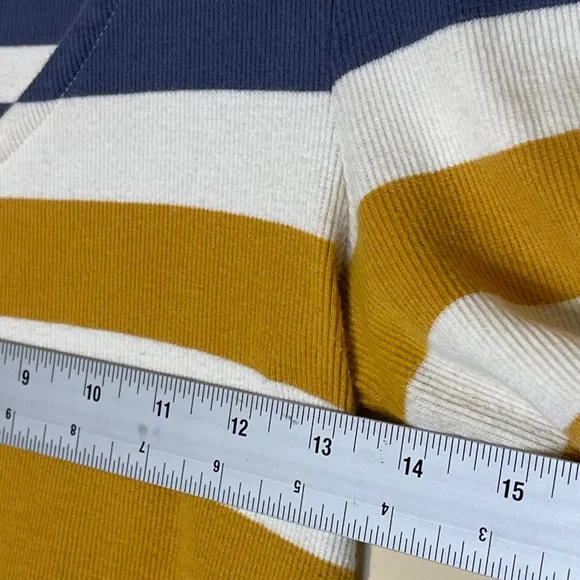 Soft Cotton  Striped Multicolor Long Sleeve Dress - Picture 9 of 10